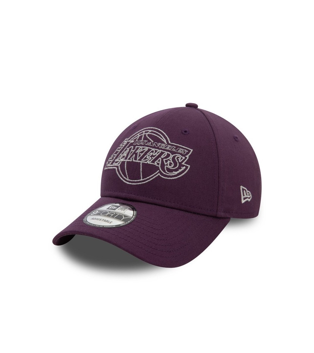 New Era Los Angeles Lakers Cap mit flachem Schirm