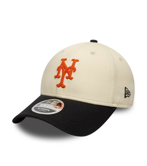 New Era flat visor cap with embroidered logo