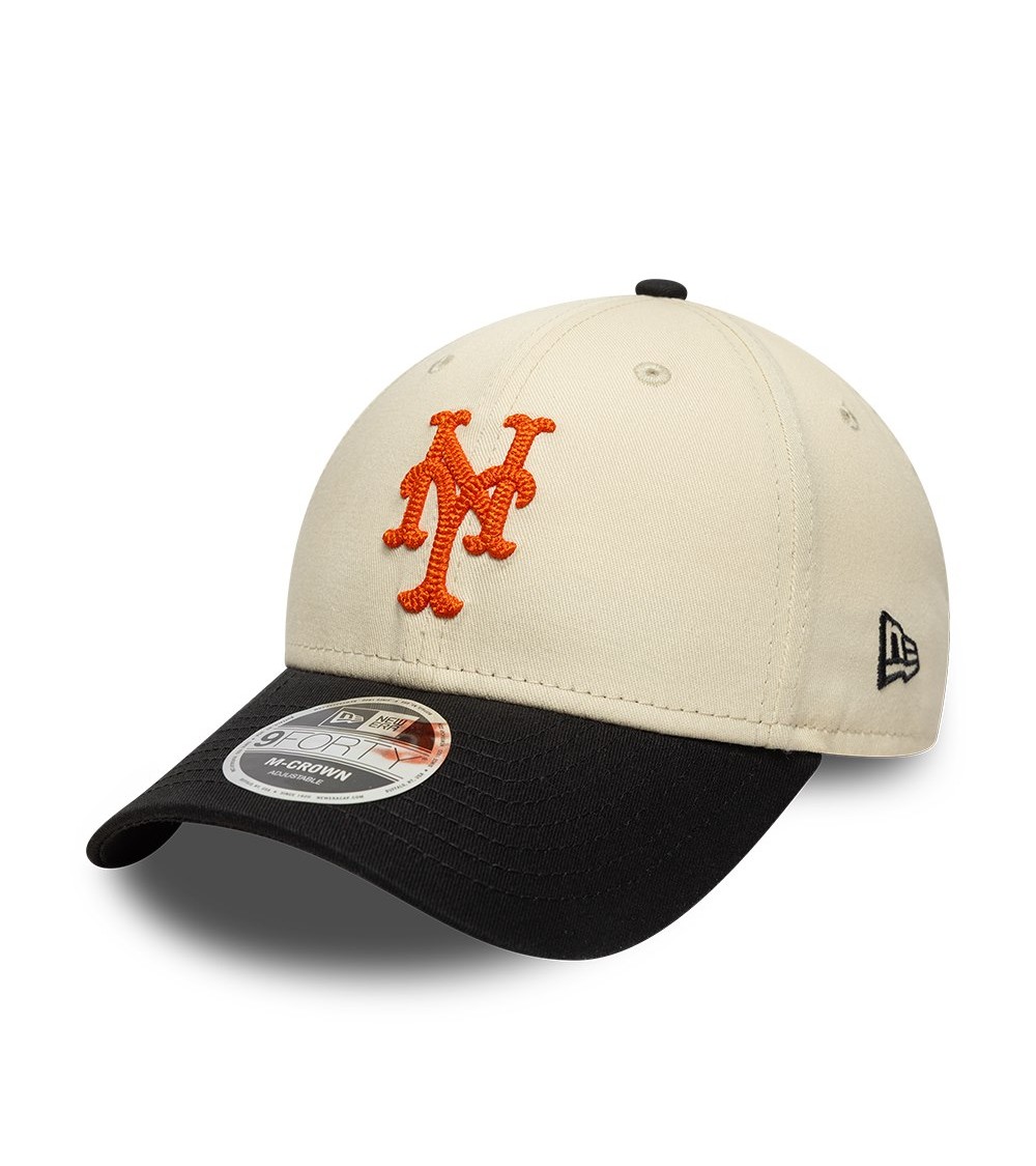 Gorra New Era de visera plana con logo bordado