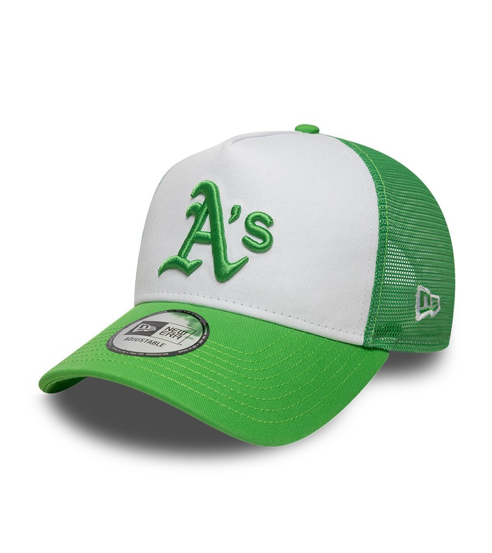 New Era Trucker Cap mit flachem Schild