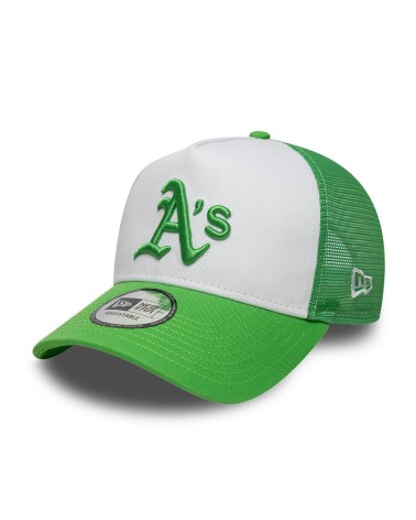New Era Trucker Cap mit flachem Schild