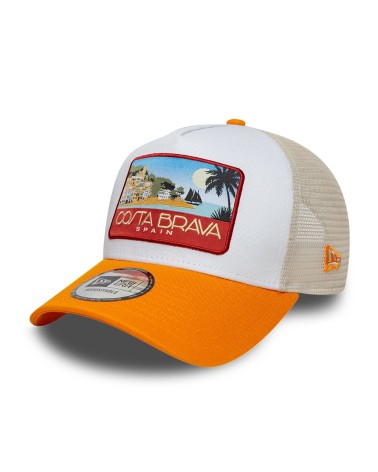 New Era gorra trucker visera plana