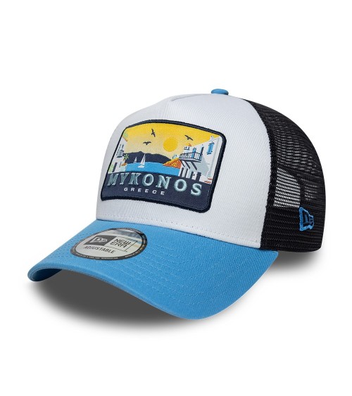 New Era trucker hat Mykonos