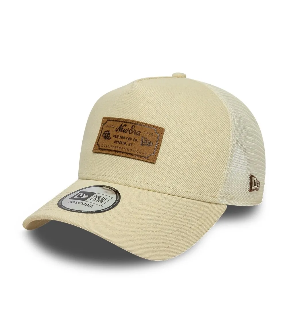 New Era cappello trucker visiera piatta