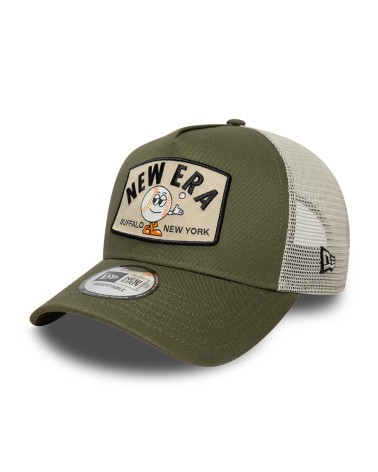 New Era trucker cap flat visor