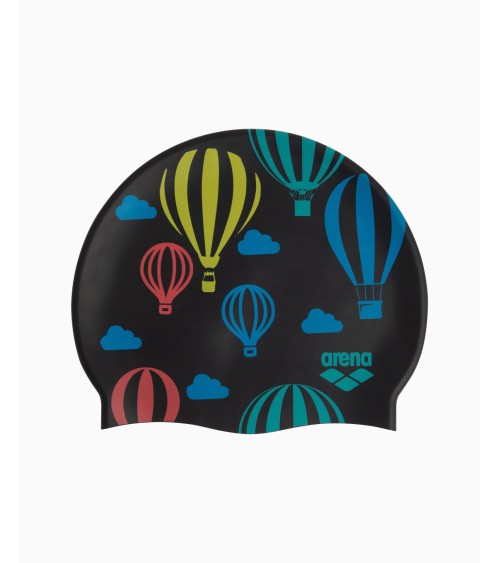 Arena swim cap balloon print