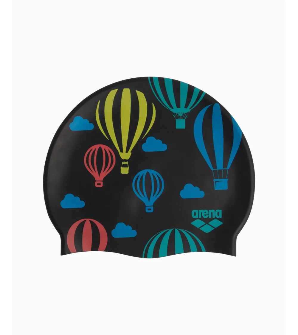 Arena swim cap balloon print
