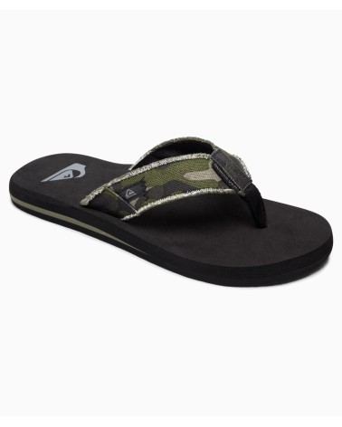 Quiksilver Monkey Abyss tongs en toile et caoutchouc