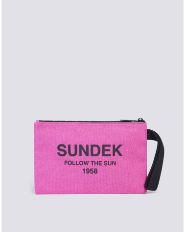 Sundek beach bag with zip closure