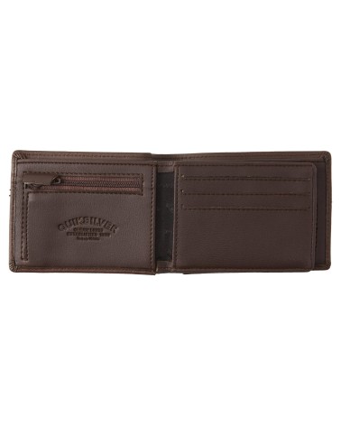 Quiksilver portafoglio slim con chiusura zip