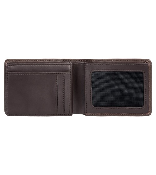 Quiksilver cartera slim con cierre de cremallera