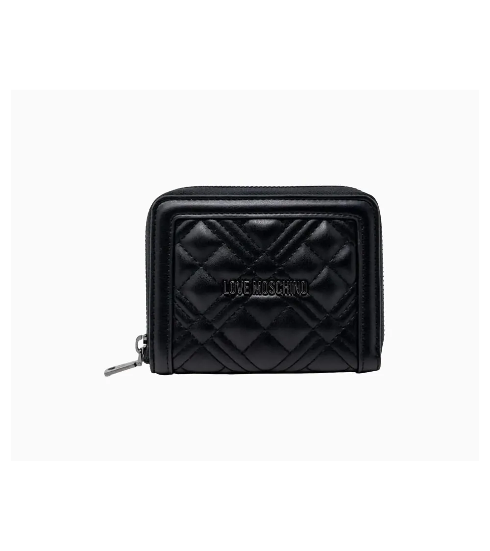 Love Moschino quilted zip wallet