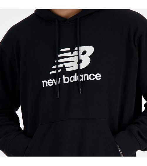 New Balance felpa con cappuccio con tasche