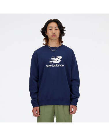 New Balance fleece crew neck sweatshirt with logo