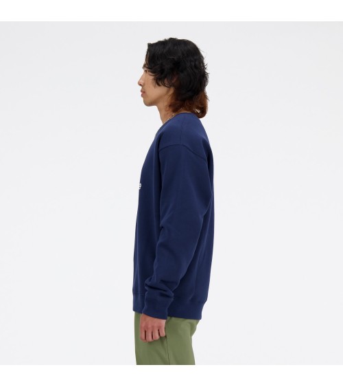 New Balance fleece crew neck sweatshirt with logo
