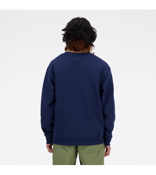 New Balance fleece crew neck sweatshirt with logo