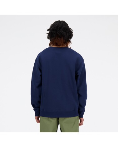 New Balance fleece crew neck sweatshirt with logo