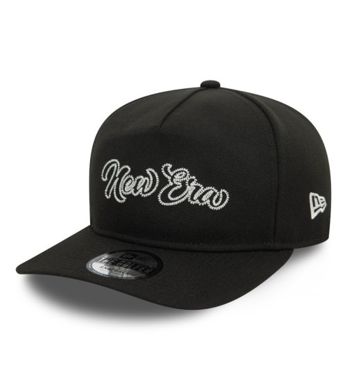 New Era casquette à visière plate avec logo brodé