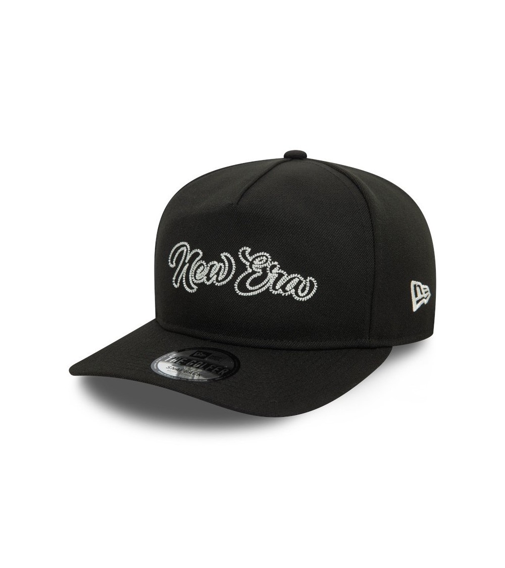 New Era casquette à visière plate avec logo brodé