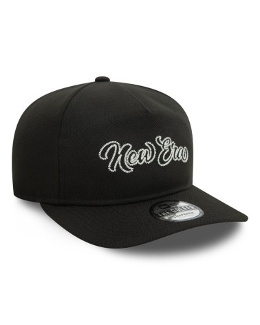 New Era casquette à visière plate avec logo brodé