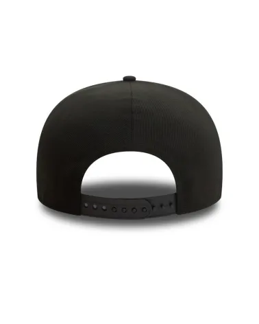 New Era flat brim cap with embroidered logo