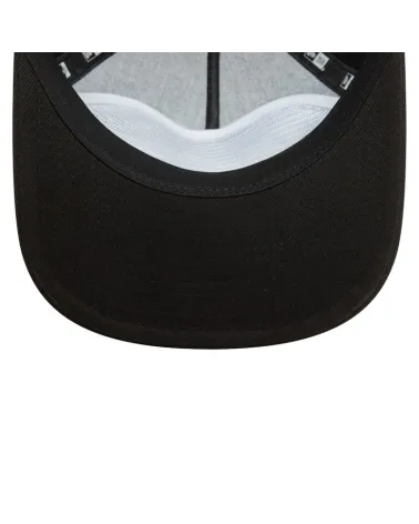 New Era flat brim cap with embroidered logo