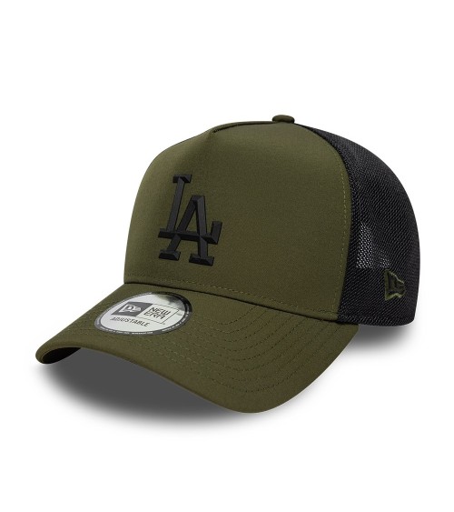 New Era trucker cap with flat visor