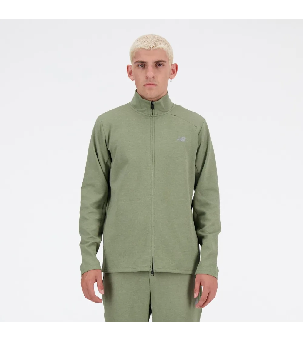 New Balance zip-up hoodie and high collar