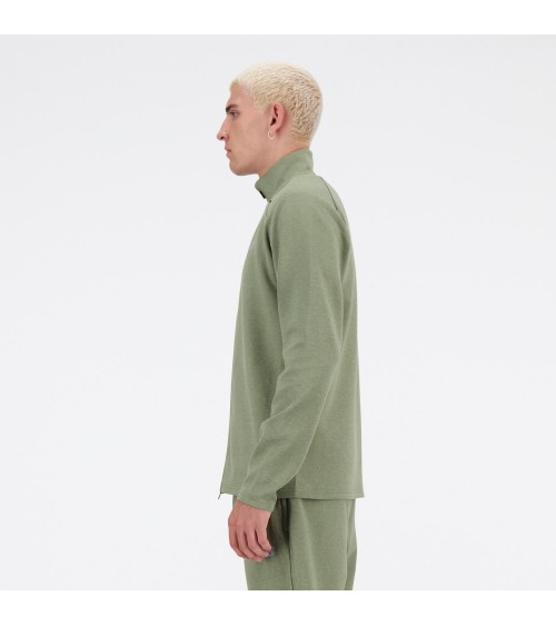 New Balance Sweatshirt mit Reißverschluss und hohem Kragen
