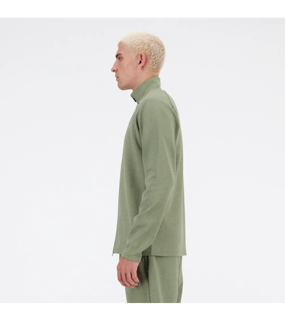 New Balance zip-up hoodie and high collar