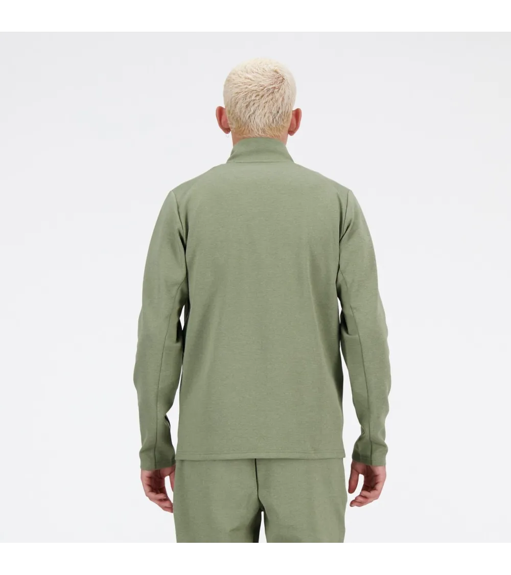 New Balance zip-up hoodie and high collar