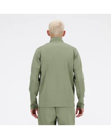 New Balance zip-up hoodie and high collar
