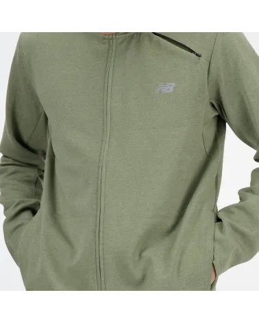 New Balance zip-up hoodie and high collar