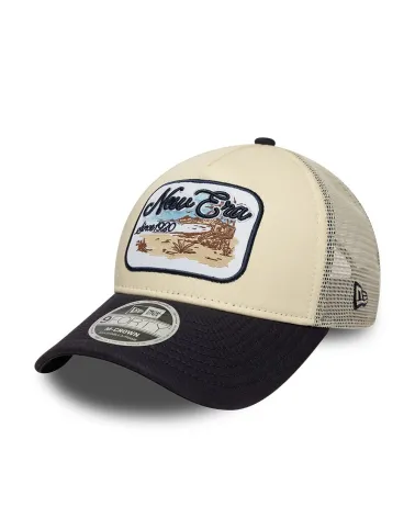 New Era flat visor cap
