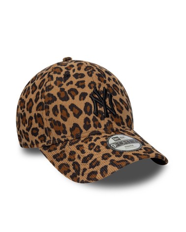 New Era gorro 9Forty leopard cord