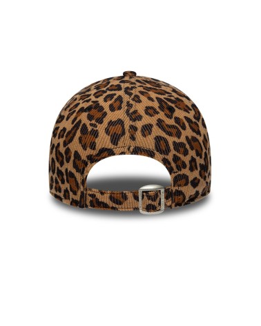 New Era 9Forty leopard cord cap