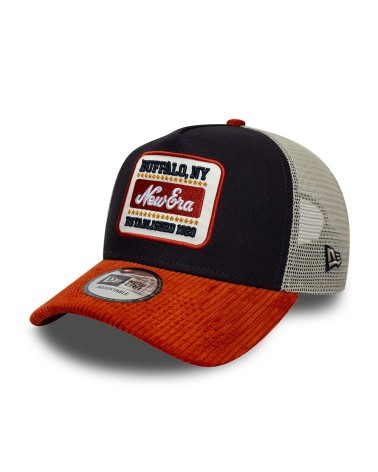 New Era cap with curved visor and mesh