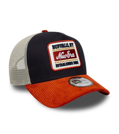 Berretto New Era con visiera curva e rete