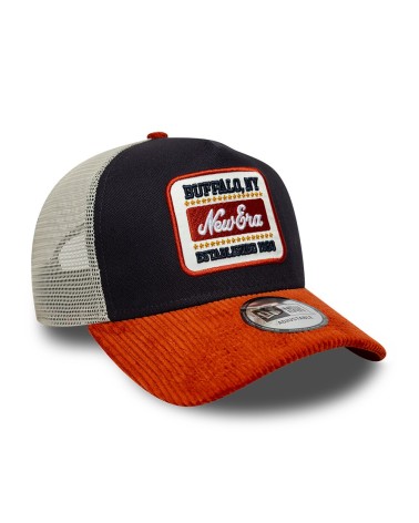 New Era cap with curved visor and mesh