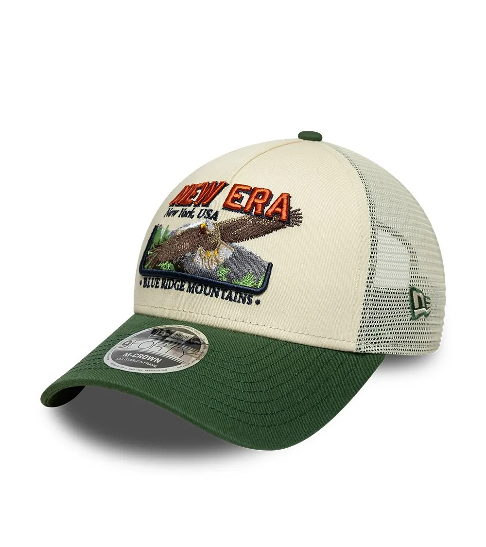 New Era Trucker-Cap mit Adlerbestickung