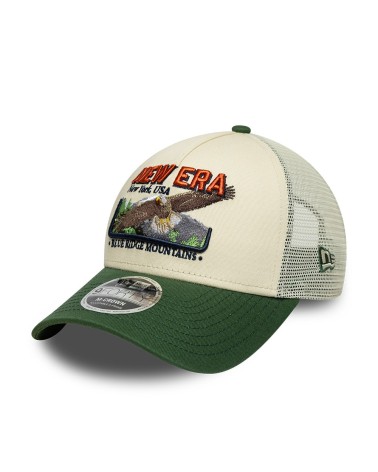 New Era trucker cap with eagle embroidery