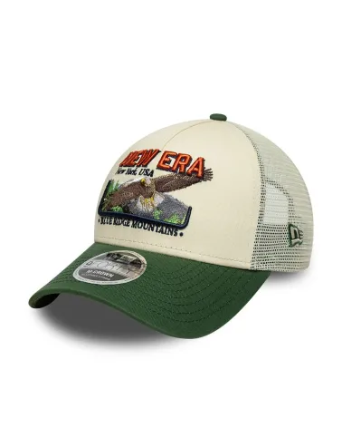 New Era gorra trucker con bordado de águila
