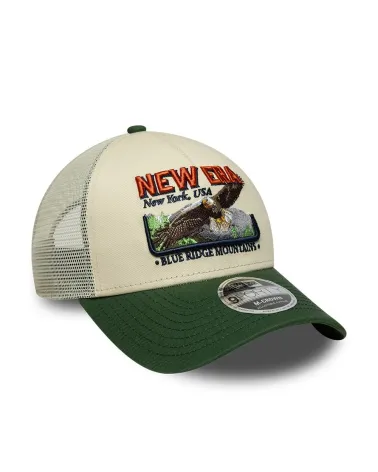 New Era gorra trucker con bordado de águila
