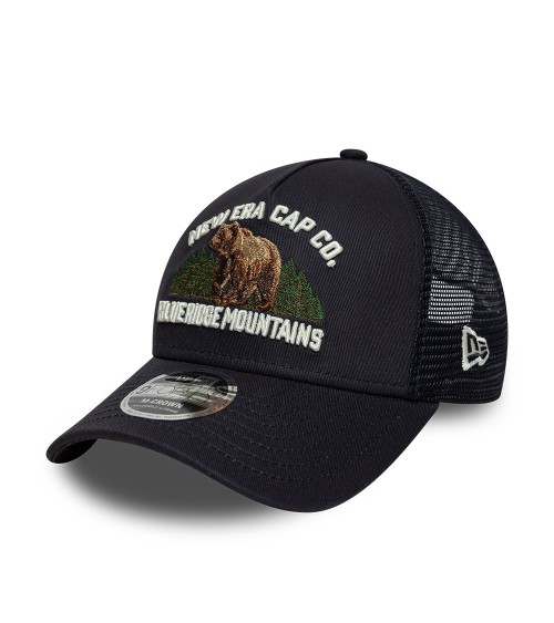 New Era gorra con visera y malla