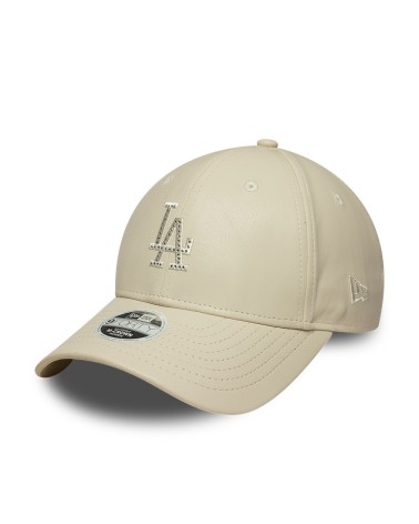 New Era 9FORTY faux leather cap