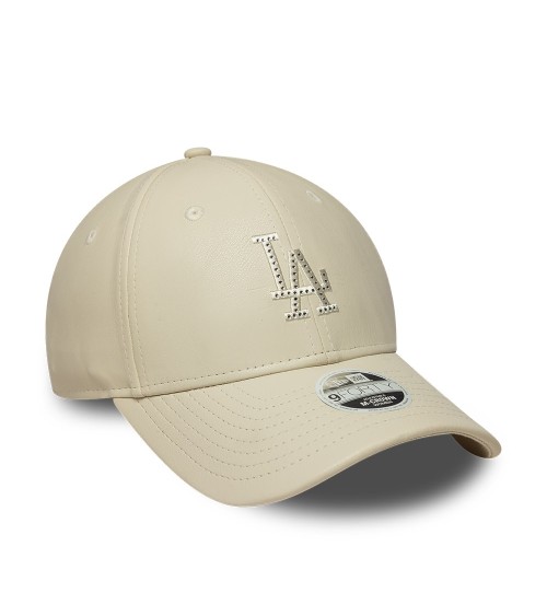 New Era 9FORTY faux leather cap