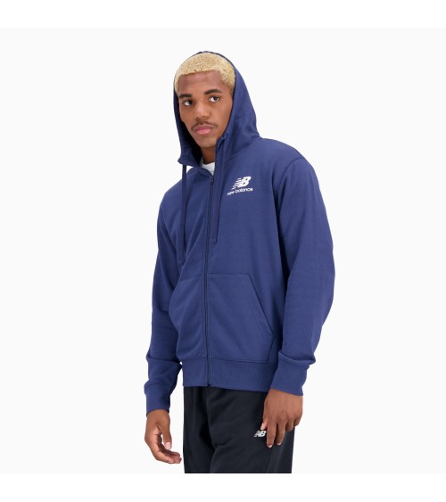 New Balance felpa zip e cappuccio