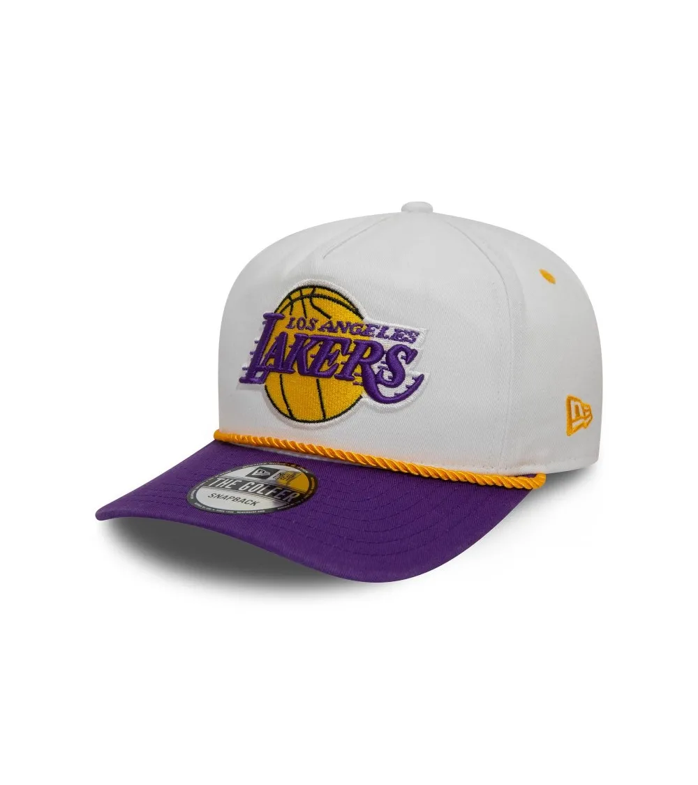 New Era cappello Los Angeles Lakers visiera piatta