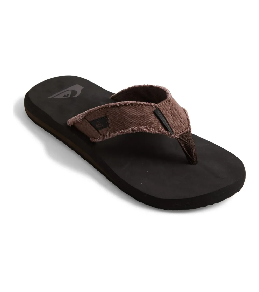 Quiksilver Monkey Abyss tongs en toile et caoutchouc