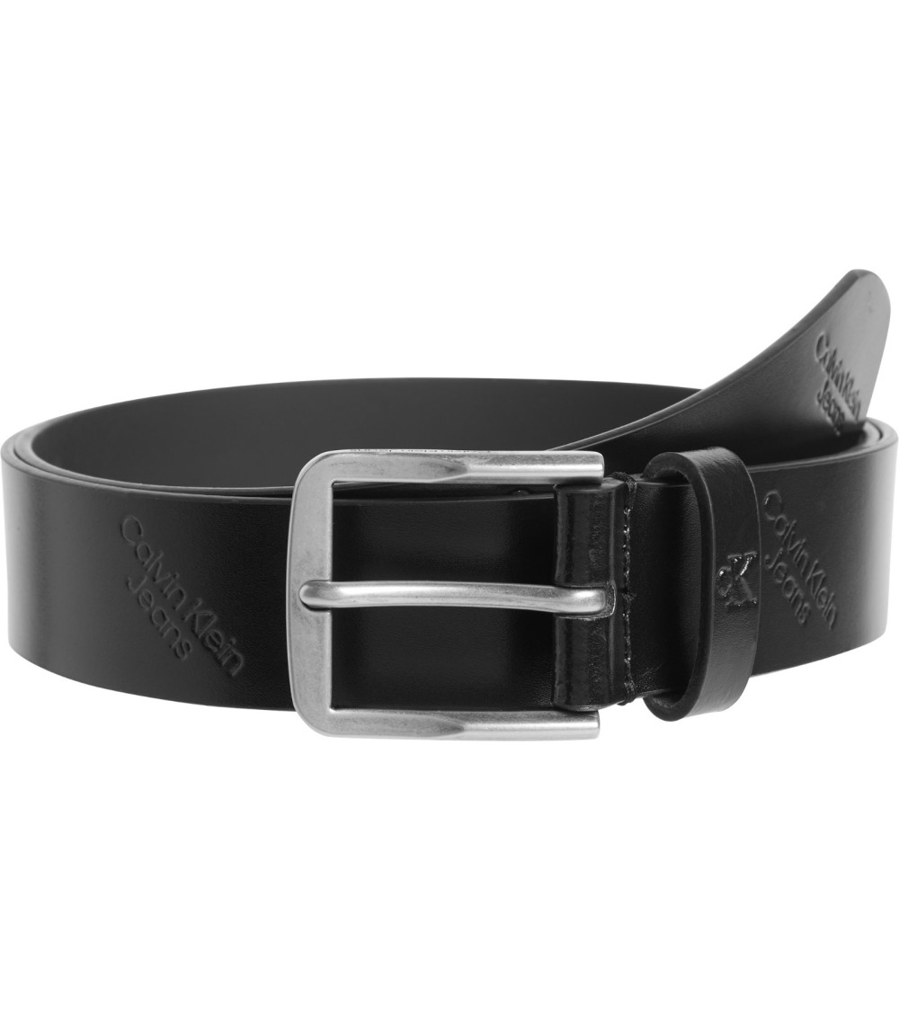 Calvin Klein leather belt with metal buckle